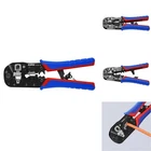 Knipex 97 51 13 Crimping Pliers For RJ45 Western Plugs Red/blue 7-1/2 New. Price: $97.67.