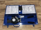 Thomas Betts TBM60RS Ratchet Crimping Tool With Dies & Case Used. Price: $400.00.
