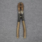 Vintage Burndy MD6 Crimper Hytool Wooden Handles Compression Used. Price: $199.95.