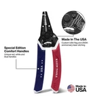 Klein Usa 250TH Limited Edition Wire Strippers 8-20 Awg Red White Blue New. Price: $39.99.