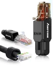 CAT6A Tool Free RJ45 Connector Utp Field Termination Plug Black 12 Pack New. Price: $29.95.