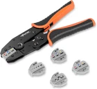 Kf Cptec 5PCS Ratchet Wire Crimping Tool Kit With Quick-change Black, Orange New. Price: $52.88.