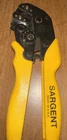 Sargent Hand Crimper Tool Pn- 2151CT For 26-30 & 20-24 Gauge Used. Price: $70.00.