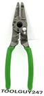 Snap On Tools Usa Green Soft Grip 9" Wire Stripper Cutter Crimper PWCS9ACF New. Price: $80.96.