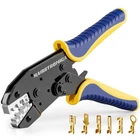 Haisstronica Wire Crimping Tool Awg 22-10 Ratchet Terminal Crimper New. Price: $27.21.