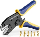 Crimping For Non-insulated Terminal,awg 22-8 Ratchet Crimper Tool,wire New. Price: $33.64.