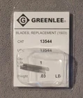 Greenlee 13544 Replacement Blades For 1903 Cable Stripping Tool - Free Shipping! New. Price: $49.95.