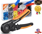 Ferrule Crimping Tool Kit, Hexagonal Ratchet Wire Metallic New. Price: $45.52.