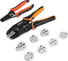 Crimping Tool Set 8 Pcs Ratcheting Wire Crimper Heat Shrink Noninsulated Open New. Price: $96.68.