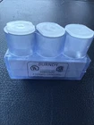 Single Burndy 2.97"L 3 Port 250KCMIL 10AWG Insulated Multitap Connector New. Price: $30.00.