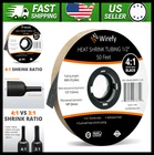 Wirefy 1/2" Heat Shrink Tubing - 4:1 Ratio Adhesive Lined Resistant New. Price: $89.99.