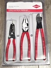 Knipex Tools 3PC Pro Electrical Pliers Set 7401250, 0901240 & 13718 #9K0080158US New. Price: $176.69.