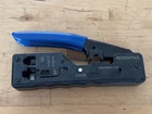 Petechtool RJ45 Ethernet Crimping Wire Cutter Crimper CAT7 CAT6 CAT5 Used. Price: $29.99.