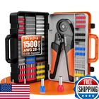 Preciva Ferrule Crimping Tool Kit 1500PCS Wire Connectors Hexagonal New. Price: $49.40.