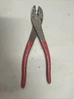 Gb Gardner Bender Gs 88 8" Wire Crimping Cutting Plier Crimper Red Comfort Grips Used. Price: $20.00.