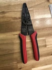 Gb Gardner GS-370 8" Inch Electrical Wire Crimper Stripper Cutter Pliers Vgc Used. Price: $8.00.