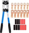 Sanuke Battery Cable Crimper Awg Kit 8-1/0, Wire Terminal Crimping Tool With 12P New. Price: $42.12.