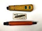 Harris Dracon 8762/D-814 Punch Down Impact Tool New Blade & Lineman Used. Price: $12.00.