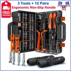 Someline Solar Connector Crimping Tool, 14-10 Awg Crimper For Panel Cables New. Price: $42.54.
