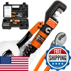Pliertool 10 Ton Hydraulic Battery Cable Crimper With 9 Dies - New. Price: $68.72.