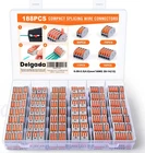 Delgada 188PCS Lever Wire Connector Nuts Kit Reusable 2/3/4/5 Port Push-in Ter New. Price: $63.92.