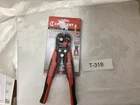 Crescent 8" Self-adjusting Wire Stripper 10-24 Awg Red/black ATG-714S New. Price: $16.99.