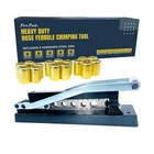 Heavy Duty Ferrule Crimping Tool Hose Repair Kit For 3/8, 5/16, 1/4 Inch ... New. Price: $131.26.