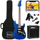 Best Choice Products Beginner Electric Guitar Kit Case 10W Amp Tremolo Bar 39IN New. Price: $189.99.