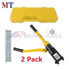 2 Pack Hydraulic Crimper 16 Ton Battery Cable Crimping Tool With 11 Dies New. Price: $81.02.