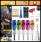 8-IN-1 Wire Stripper Tool Set For Drill, Electrician Twister, Connector Kit New. Price: $66.59.