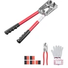 Skyshalo Battery Cable Lug Crimping Tool, 10-1/0AWG W/ Cutter & 48PCS Terminals New. Price: $19.95.