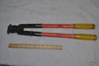 Thomas & Betts 364RF Cable Cutter 500 Mcm Copper/aluminum, 21-1/2" Used. Price: $39.99.