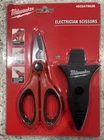 Milwaukee Electrician's Scissors With Holster Sheath Storage 4932478620 New. Price: $21.20.