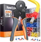 Preciva Ferrule Crimping Kit Square Tools Ratchet Jaw Wire Crim... New. Price: $52.99.