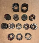 Lot Of 14 Thomas Betts 15500 Ton Dies + Adapter Crimping Hydraulic T&b Used. Price: $200.00.