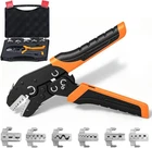 6-IN-1 Crimping Tool Kit, Wire With Quick-change Dies (40CR),... New. Price: $49.82.