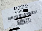 L-com RG58C 20AWG Highly Flexible RG-58 50OHM Coaxial Wireless Cable BLACK/50FT New. Price: $39.99.