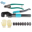 Hydraulic Crimper Crimping Tool W/ 9 Dies Wire Battery Cable Lug Terminal 6MT New. Price: $41.02.