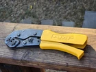 Amp 9322C Crimping Pliers Usa Yellow Handle Electrician Crimper Used. Price: $44.00.