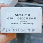 Molex 63811-3800 Hand Crimp Tool Mini-fit Sr 14/16 Red Sheath Germany Used. Price: $250.00.