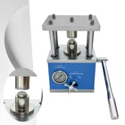 Manual Hydraulic Button Battery Coin Cell Crimping Machine With 1 Set CR20 Mold. Price: $1212.60.