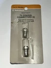 Radio Shack 278-222 Tv Coaxial Connectors (2) Type CF-59 Nos Vtg For Rg New. Price: $8.50.