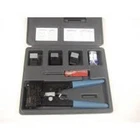 Amp 1-231666-1 Modular Tool Kit W/ Hand 4, & 8 Position Adapters Case + Used. Price: $75.00.