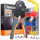 Preciva Ferrule Crimping Kit Square Tools Ratchet Jaw Wire Crim... New. Price: $57.74.