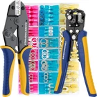 Crimping Tool For Heat Shrink Connectors Set With 280PCS Awg 2210 Marine Grade New. Price: $71.64.