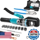 Brileine 10 Tons Hydraulic Crimping Tool Battery Cable Crimper 12 Awg 2/0 St New. Price: $89.06.