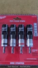 Milwaukee 48326406 4PIECE Solid Wire Stripper Set 814 Awg For Impactdriv G1N Used. Price: $70.95.