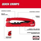 Milwaukee 48-22-3072 Coax Compression Crimper Quick Crimps New. Price: $15.00.
