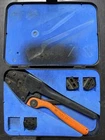 Thomas Betts Sta-kon ERG-2 T&b Comfort Grip Ratcheting Crimp Tool With Case Used. Price: $84.99.