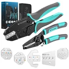 Tool For Heat Shrink Connectors - Ratcheting Wire Crimper Crimping... New. Price: $68.62.